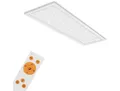BRILONER LEUCHTEN LED Panel 7308016 PALLAS , schwarz, Leuchten, Deckenlampe, 100x25x6,5cm, Weiß, 24W, Wohnzimmer, Schlafzimmer, Küche