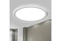 LQWELL LED Deckenleuchte LQWELL LED Deckenlampe Modern Minimalistisch 36W, LED fest integriertx, Rund Flach, 36W 6000K 4320LM Modern Schlicht Lampe Dünn, Weißem, Für Wohn-, Schlaf- und Kinderzimmer, Küche, Flur und Badezimmer.
