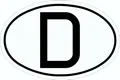 Aufkleber Deutschland 170 x 115 mm  Sticker Tattoo Auto Deutschland Fanartikel O