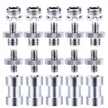 Sunmns 21-teiliges Gewindeadapter-Set für Kamera/Stativ/Einbeinstativ/Kugelkopf, 1/4 Zoll und 3/8 Zoll
