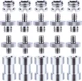 21-teiliges Gewindeadapter-Set für Kamera/Stativ/Einbeinstativ/Kugelkopf, 1/4