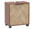 Tchibo - Waschbeckenunterschrank »Piazza« - 50,3x33x56cm - schwarz - Holz / Metall / Kunststoff