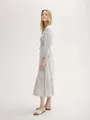 TOM TAILOR Sommerkleid Gemustertes Maxikleid mit LENZING™ ECOVERO™