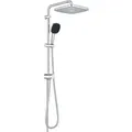 GROHE Duschsystem Vitalio Comfort 250 Flex, verchromt, ohne Armatur, Maße Regendusche 25x25 cm