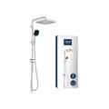 Grohe Vitalio Comfort 250 eckig, Flex Duschsystem wassersparend mit Umstellung f