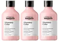 3x Loreal Professionnel Serie Expert Vitamino Color Resveratrol Shampoo 300 ml