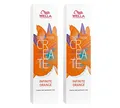 2 er Pack Wella Color Fresh Create direktziehende Tönung Infinite Orange 60 ml