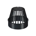 Klöber Flavent Flachdach Laubfang DN 70 Hart PVC für Dachablauf