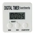 Digital Timer Count Down Zähler Küchenwecker Eieruhr Kurzzeitmesser Magnet weiß