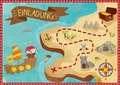 12 Einladungskarten Kindergeburtstag Pirat Geburtstagseinladungen Piratenparty