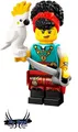 LEGO - Minifigur - Pirat mit Papagei - col458  -  Serie 27 - Neu&Ovp