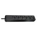 Monacor Tisch-Steckdosenleiste (6x, CEE 7/3, 1.50 m) (MC-62/SW)