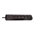 Brennenstuhl Eco-Line Schwarz 6 AC-Ausgänge 1,5 m