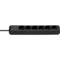 Brennenstuhl 1159400015 Steckdosenleiste 6fach Schwarz Schutzkontakt 1 St.