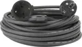 Verlängerungskabel Außen 10 Meter H05RR-F3G1,5, schwarz  Verlängerungskabel
