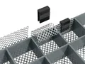LICHTSCHACHT-ABDECKUNG KELLERSCHACHT-ABDECKUNG ALU-GITTER Aluminium 60 x 120 cm