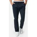 Indicode Chinohose Herren Osborne Chino Hose Herrenhose mit elastischem Bund und Kordelzug blau XXL