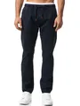 Indicode Herren Osborne Stoffhose aus 98% Baumwolle | Herrenhose Freizeithose für Männer Navy, XXL