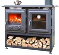 ECOfoxx Festbrennstoffherd EEK A - Dauerbrandherd Holzherd S108 - 10,3 kW, 10,30 kW, Energieeffizienzklasse A