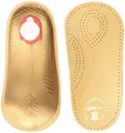 BERGAL Leather Insole Perfect Plus Unisex 3/4 Ultra Light Einlegesohle, Hellbraunes Leder, USM8/ EU41