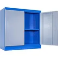 Güde Werkzeugschrank Typ B1 40936, aus Metall, blau / grau, mit 1 Fachboden, abschließbar, 78 x 80 x 38 cm