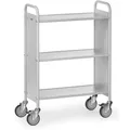 Fetra Transportgeräte Fetra Bürowagen Ladefläche 720 x 350 mm - grau -, 4870
