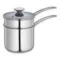 Küchenprofi 2370602814 Wasserbad-Topf, Edelstahl, silber, 15,5 x 30,3 x 21 cm