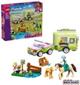 LEGO Friends 42695 Pferd und Fohlen mit Pferdeanhänger 42695