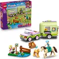 LEGO Friends Pferd Fohlen Anhänger Spielset 4 Tierfiguren Auto 2 Puppen 42695