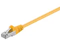Goobay CAT 5e Patchkabel, F/UTP, Gelb