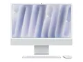 Apple iMac with 4.5K Retina display - All-in-One (Komplettlösung) - M4 - RAM 32 GB - SSD 2 TB - Apple M4 10-core - 1GbE, Wi-Fi 6E, Bluetooth 5.3 - WLAN: 802.11a/b/g/n/ac/ax (Wi-Fi 6E), Bluetooth 5.3 - macOS Sequoia 15.0 - Monitor: LED 61 cm (24") 4480 x 2520 (4.5K) - Tastatur: Deutsch - Silber - CTO