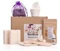 spreetherm Seifen-Set Seife selber machen, DIY Set von inkl. veganer Kernseife, - Unsere DIY Empfehlung- Bekannt aus Social Media