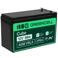 Green Cell AGM06 USV-Batterie Plombierte Bleisäure (VRLA) 12 V 9 Ah (AGM06)
