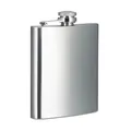 Flachmann Taschenflachmann Edelstahlflasche Reiseflachmann 200 ml Schnapsflasche