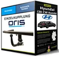 Abnehmbare Anhängerkupplung für HYUNDAI i30 CW Kombi 2018-2024 Typ PDE Oris NEU