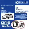 Für KIA Proceed Typ CD 02.2019-jetzt AHK abnehmbar +13pol spezifisch E-Satz TOP