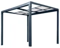 osoltus Terrassendach Veranda freistehend mit Schiebedach 3x3m anthrazit