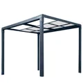 osoltus Terrassendach Veranda freistehend mit Schiebedach 3x3m anthrazit