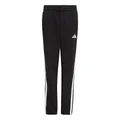 adidas Unisex Kinder Essentials 3 Stripes Pants, Black/White/White, 7-8 Years