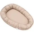 Julius Zöllner Kuschelnest Musselin, Sand, 55x10x80 cm, Schlafen, Babybett-Ausstattung, Babynestchen, Kuschelnest für Babys