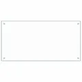 vidaXL Küchenrückwand, Transparent, 100x50 cm, Gehärtetes Glas, Hitzebeständig & Kratzfest, Wandpaneel, Spritzschutz, Leicht zu Reinigen, Küchen-Deko