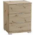 Boxxx Nachtschrank, Eiche Artisan, Kunststoff, 3 Schublade(n) Schubladen, 46x61x42 cm, Schlafzimmer, Nachttische