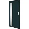 vidaXL Haustür Anthrazit 98x208 cm PVC 3157104