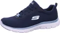 Skechers Flex Appeal 4.0 sportlicher Schnürer Blau