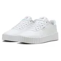 PUMA Mädchen Carina 3.0 Holo 2.0 Jr Sneaker, Puma White Puma Silver Mauve Mist, 38 EU