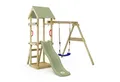 Wickey Spielturm TinyWave - Klettergerüst für Kleinkinder mit Schaukel & Rutsche, Holz-Kletterturm mit Sandkasten & 10-Jahren Garantie*