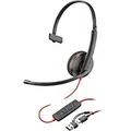 HP Poly Blackwire Headset Over-the-Head Mono 3210 Schwarz