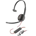 Poly Headset Blackwire 3210 Mono, USB-A, USB-C, On-Ear