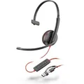 Poly Blackwire 3210 Monaurales USB-C Headset + USB-C/A-Adapter