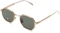 David Beckham Unisex Db 1097/S Sunglasses, 763/Qt Gold Mud, 49